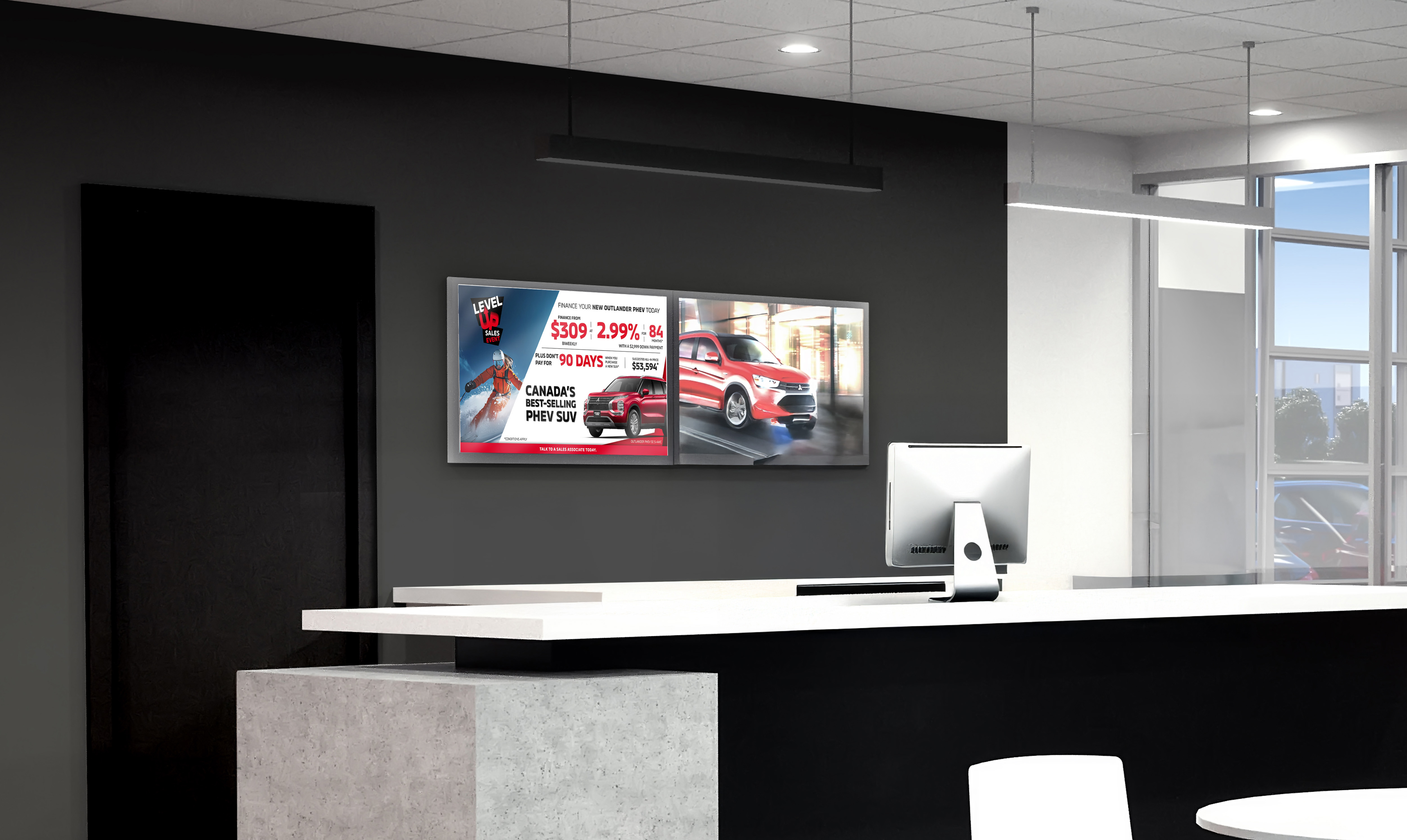 Service Area Display